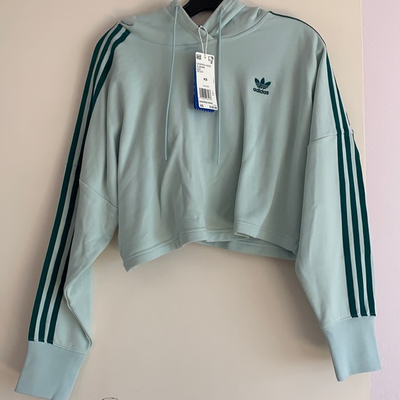 NWT - Adidas Cropped Hoodie - Picture 3 of 5